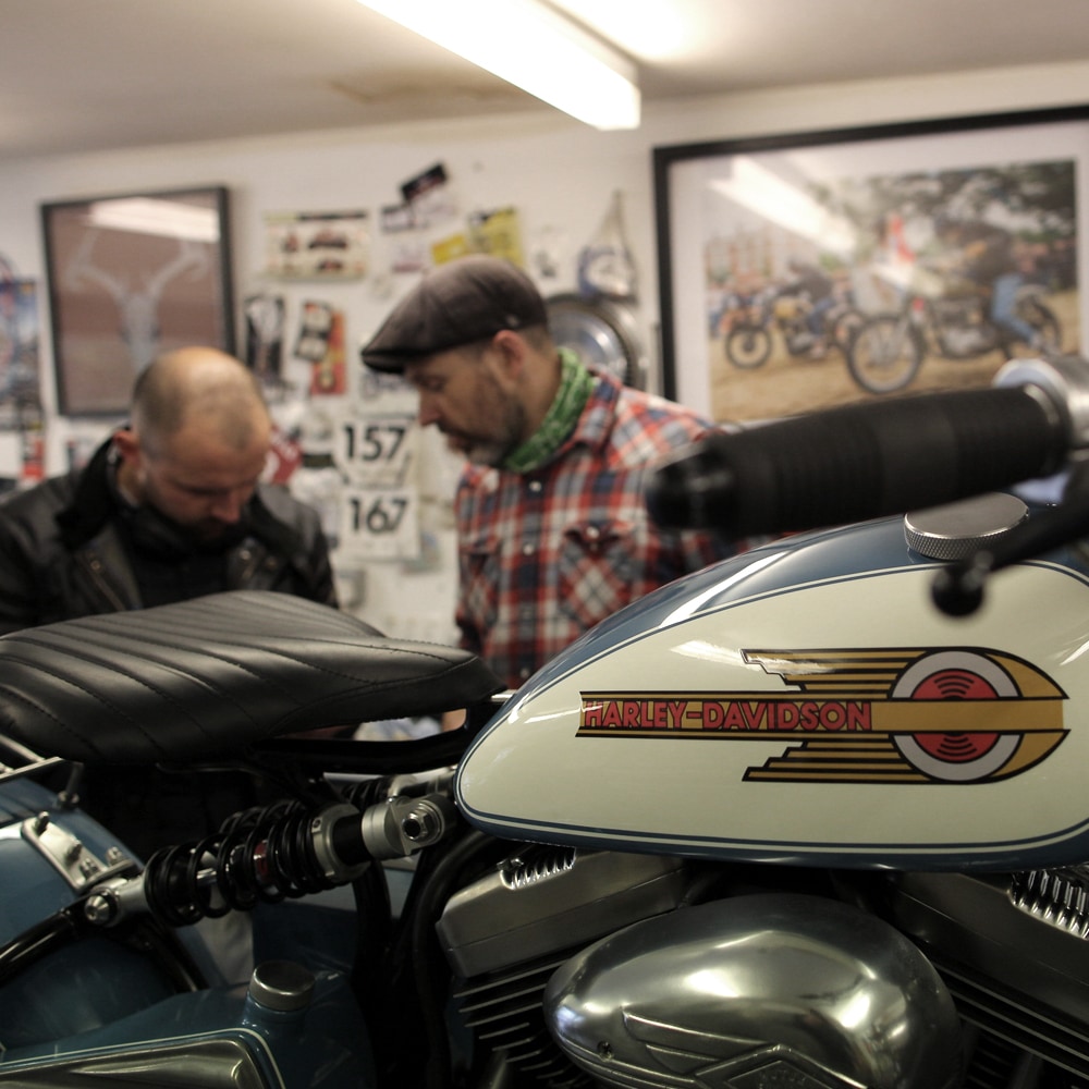 Harley Davidson, Foundry Motorcycles, garage talk, Zero West wacthes