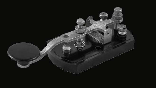 Morse code machine