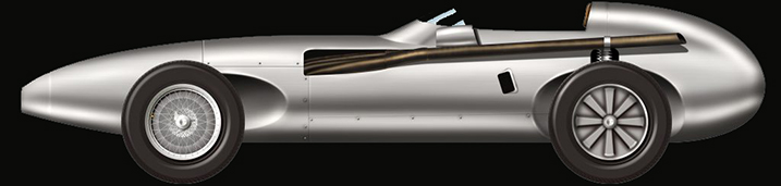 Illustration of vanwall car