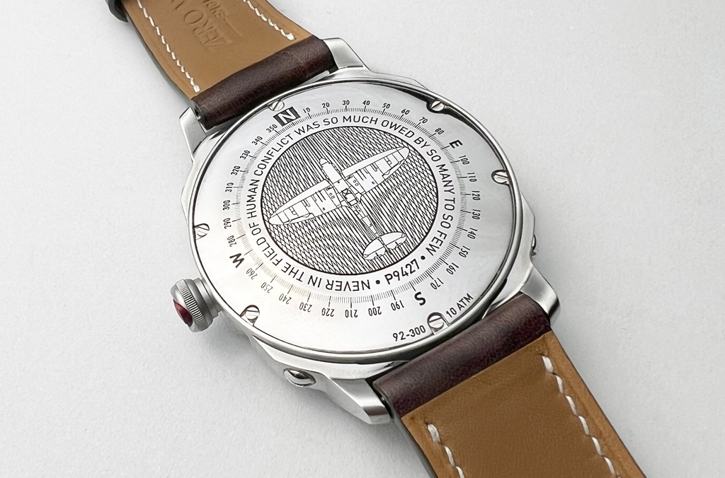 S3 engraved watch back Zero West