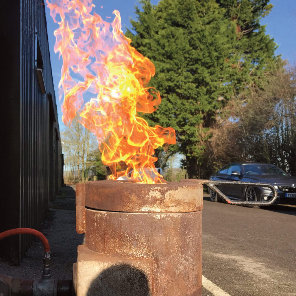 Flaming furnace