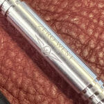 Close up of engraving on spring bar