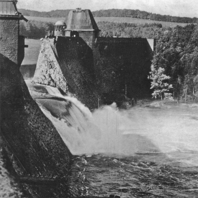 Picture of breached dam