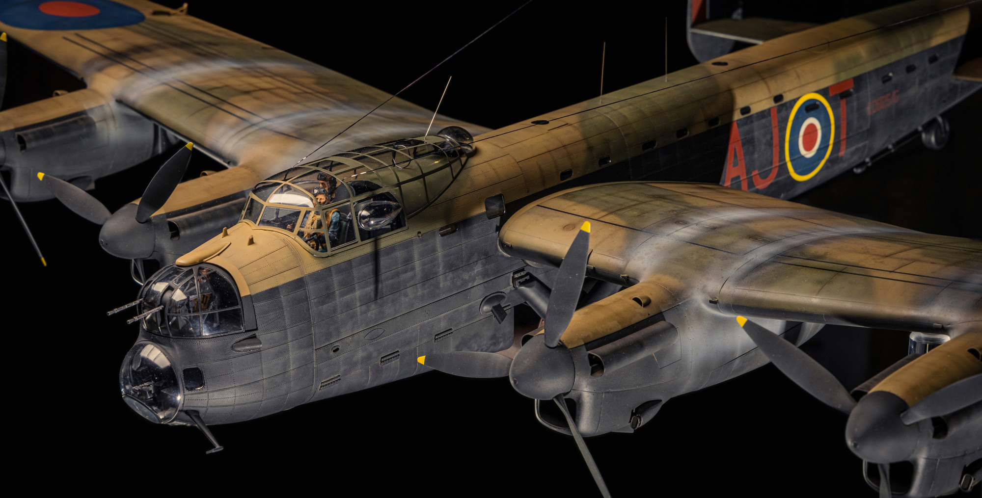Lancaster bomber model