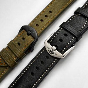 Padded Leather with Pin Buckle