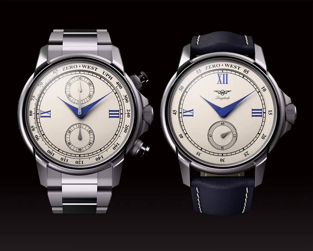 Zero West Longitude Series Collection Historical Land & Sea Travel Watch Range