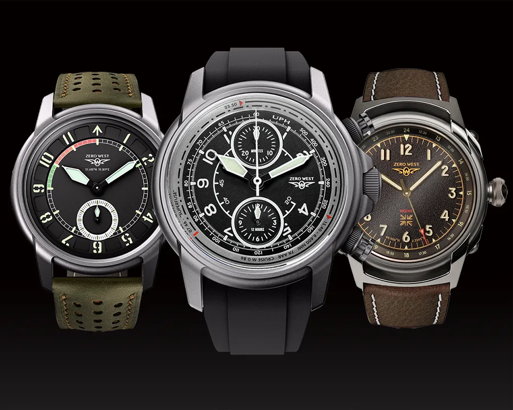 Zero West Z-op Editions Watches Including Structural Pieces of Histoy