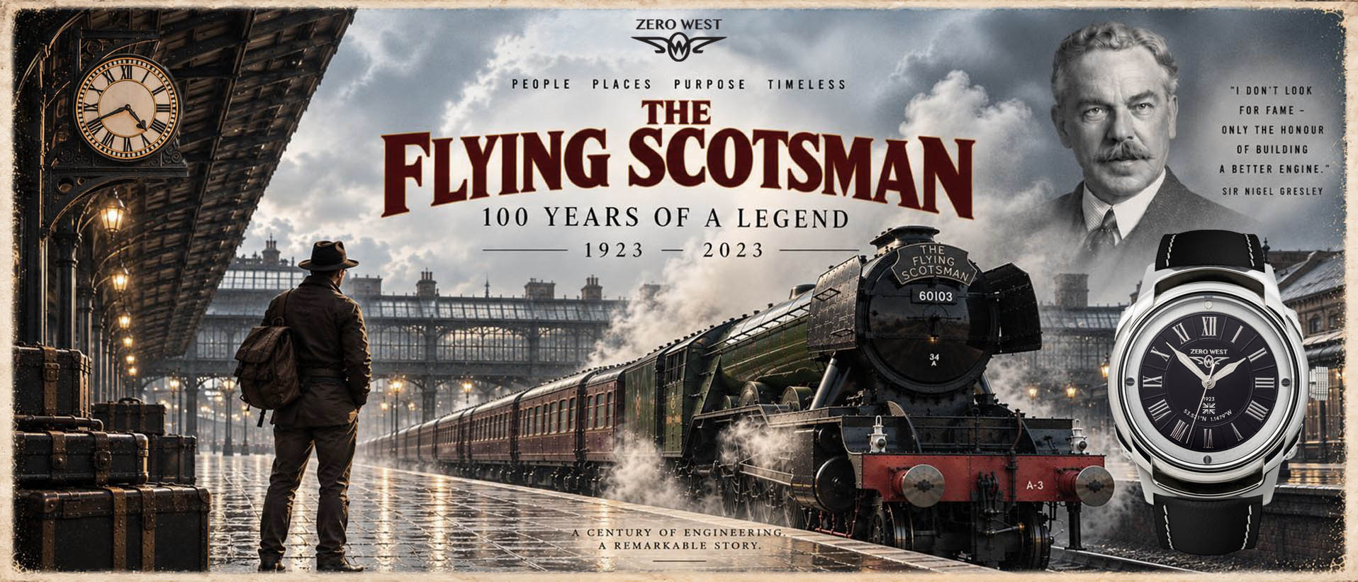 Celebrating The Flying Scotsman anniversary