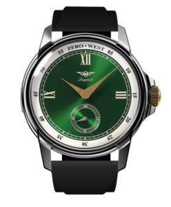 Elegant green dial wristwatch design