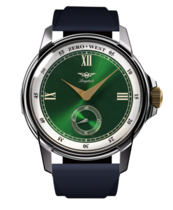 Elegant green dial wristwatch design