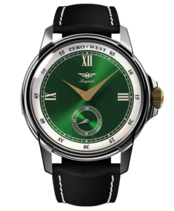 Elegant green dial wristwatch design